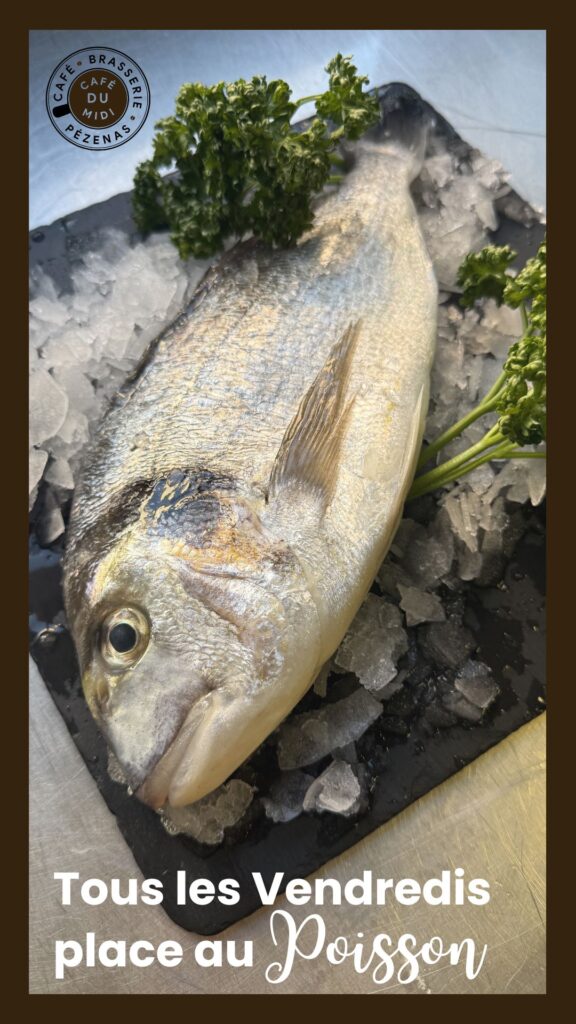 Tous les vendredis, le menu est composé de poisson