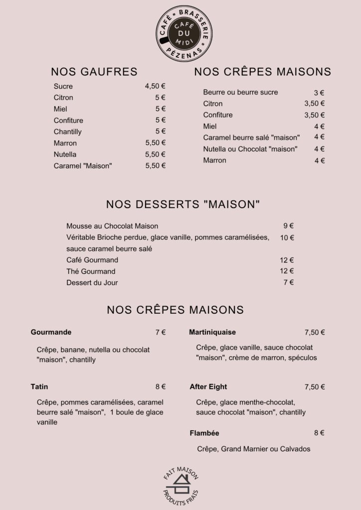 Our Waffles and Crepes